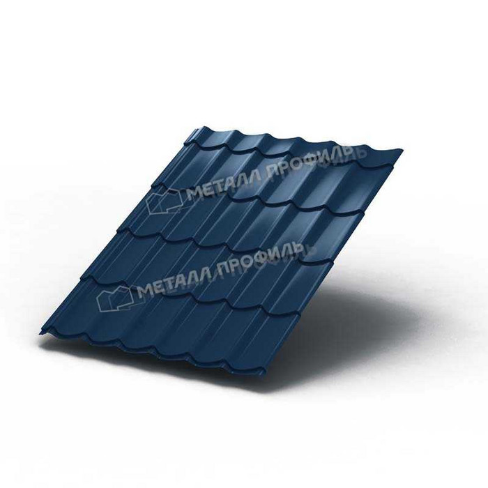 Металлочерепица Металл-Профиль Монтеррей 0,5 PURETAN® RR 35 Синий