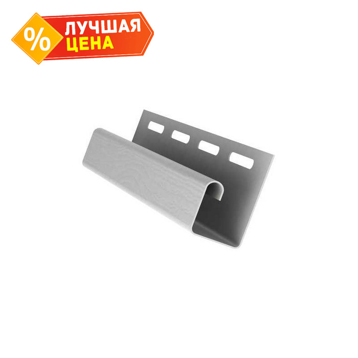 Профиль J 3,00 двухслойный Grand Line белый