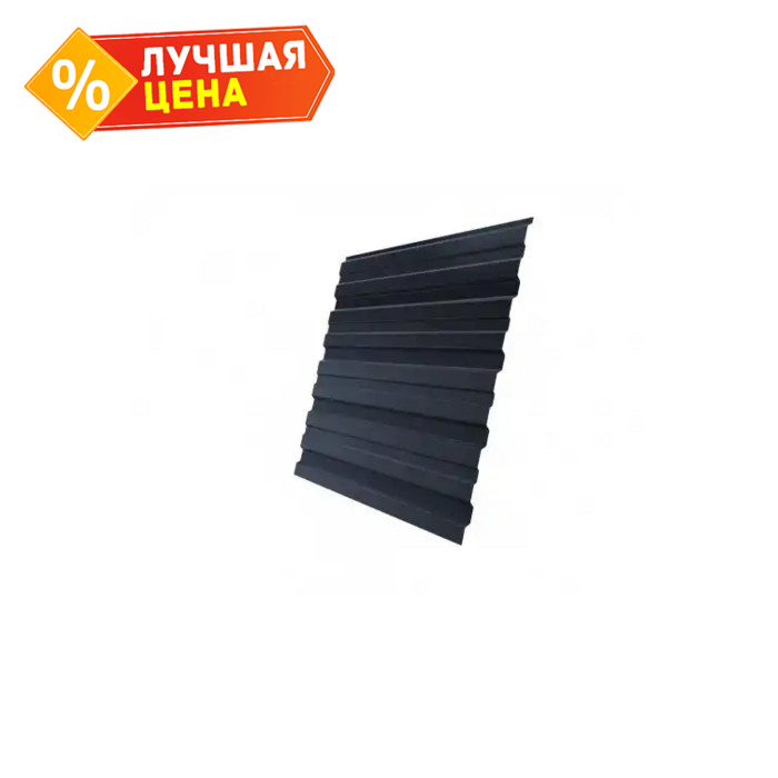 Профнастил С10В 0,5 Satin с пленкой RAL 7024 мокрый асфальт