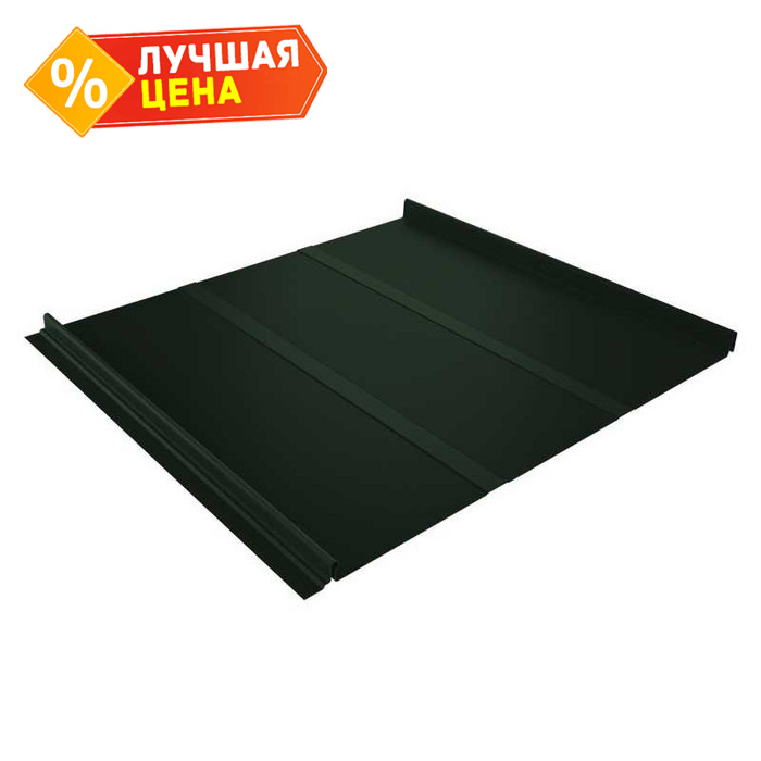 Фальцевая кровля Кликфальц Line Grand Line 0,5 Velur RAL 6020 Хромовая Зелень