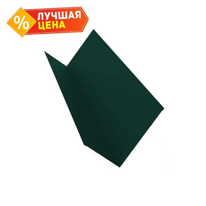 Планка примыкания 150х250 0,45 Drap ST RAL 6005 зеленый мох