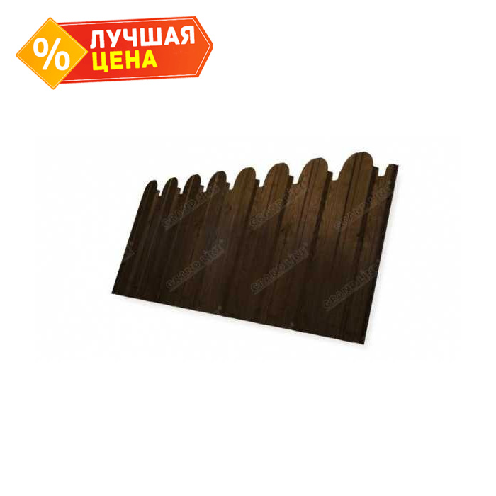 Профнастил С10A фигурный 0,45 Print Elite с пленкой Antique Wood