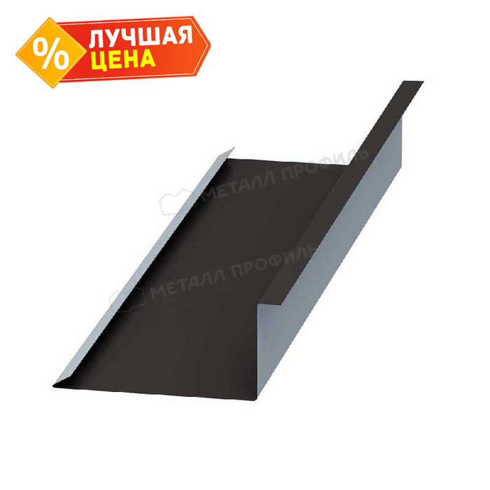 Планка примыкания нижняя 250х122х2000 NormanMP (ПЭ-01-RR32-0.5)