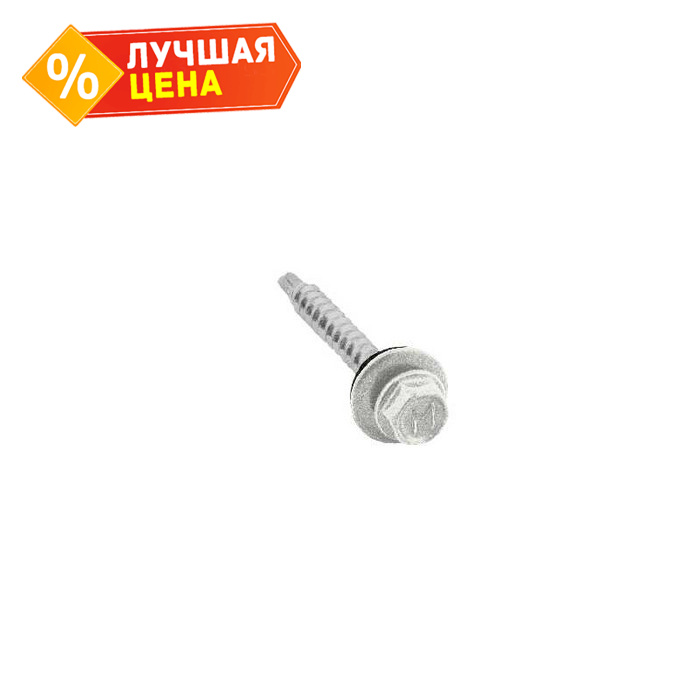 Саморез кровельный Daxmer 4.8х29 RAL 9003 (250) сверло №1