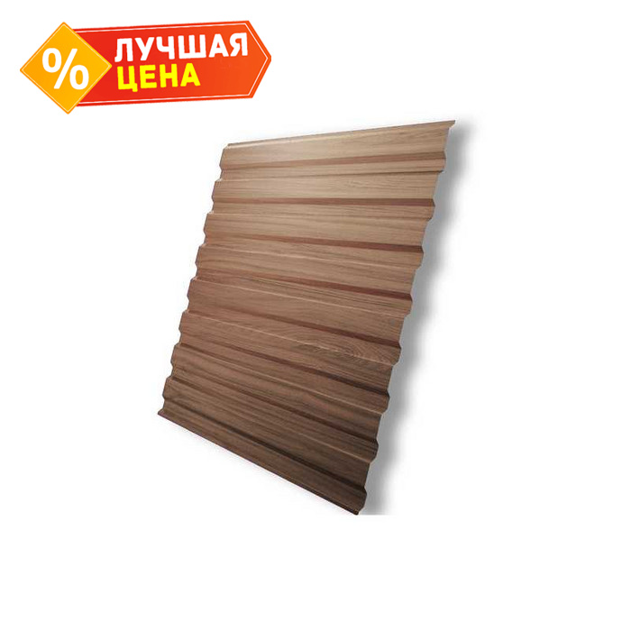 Профлист Grand Line C20A Print Elite 0.45 мм Honey Wood