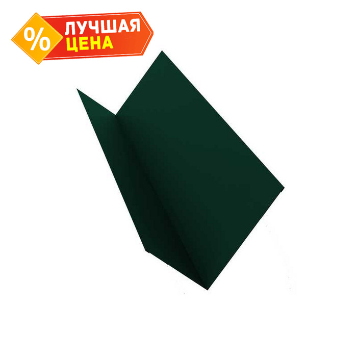 Планка примыкания 90х140 0,5 Velur RAL 6005 зеленый мох