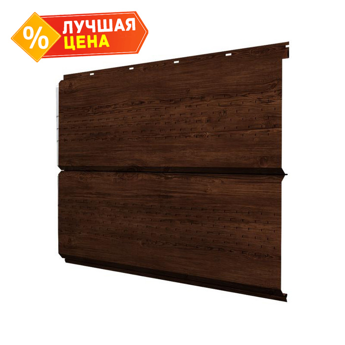 Софит ЭкоБрус new c перфорацией 0,45 Print Elite Cherry Wood