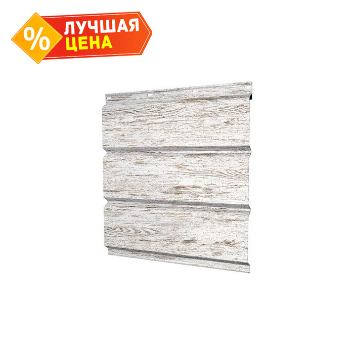 Софит металлический полная перфорация 0,45 Print Elite с пленкой Snow Wood