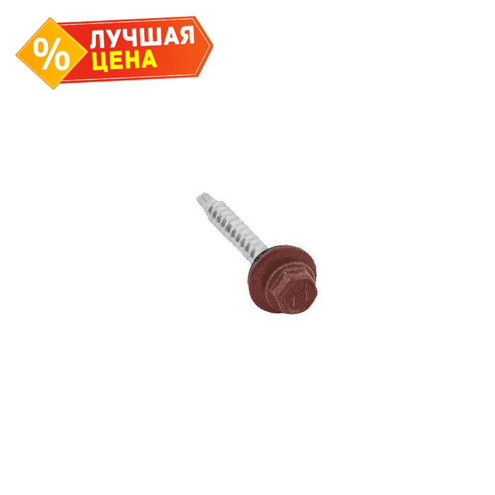 Саморез кровельный Daxmer 4.8х29 RAL 3009 (250) сверло №1