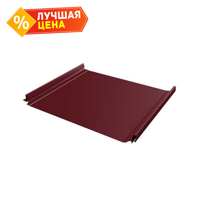 Фальцевая кровля Кликфальц Pro Grand Line 0,5 Satin RAL 3005 Красное Вино