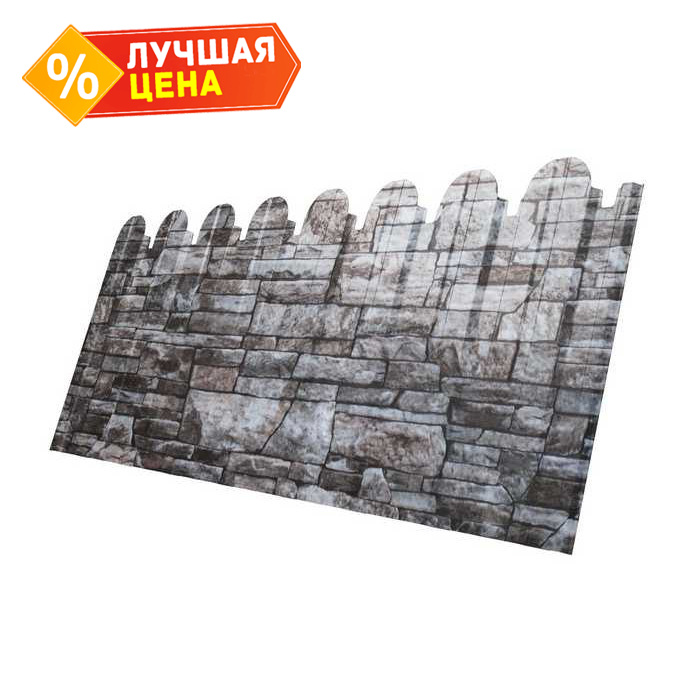 Профлист Grand Line фигурный C10A Print Elite 0.45 мм Fine Stone