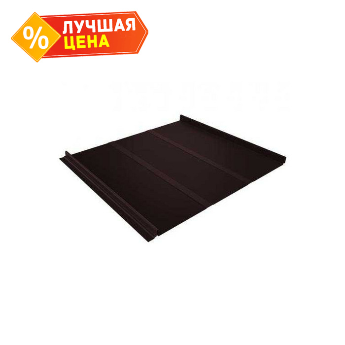 Фальцевая кровля Кликфальц Line Grand Line 0,5 Rooftop Matte RAL 8017 Шоколад