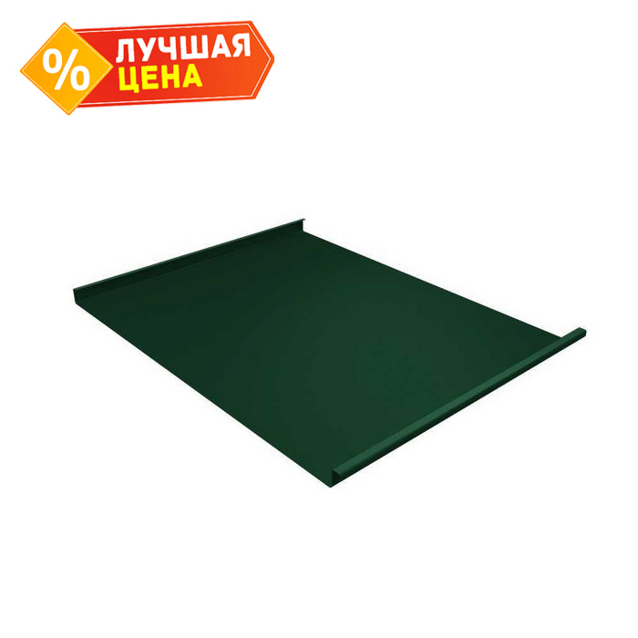 Фальцевая кровля Фальц двойной стоячий Grand Line 0,45 Drap ST RAL 6005 Зеленый Мох