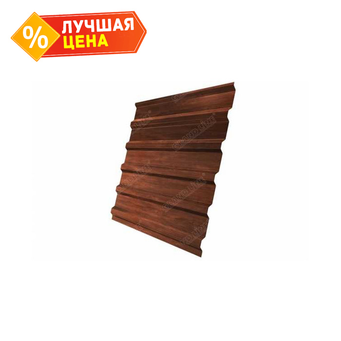 Профлист Grand Line С20В Print Elite 0.45 мм Cherry Wood