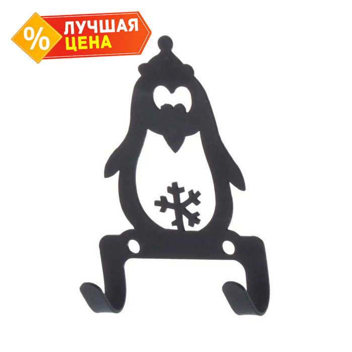 Крючок двухрожковый Duck & Dog CR2-03 Пингвин