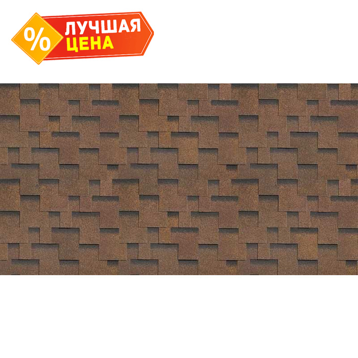 Гибкая черепица Технониколь Шинглас Румба Классик Мускат