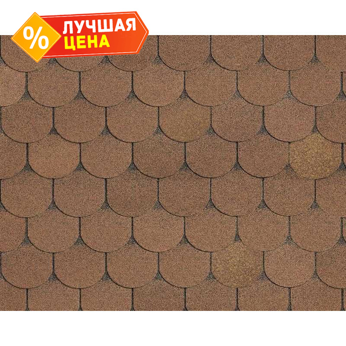 Гибкая черепица Технониколь Шинглас Танго Классик Осенний