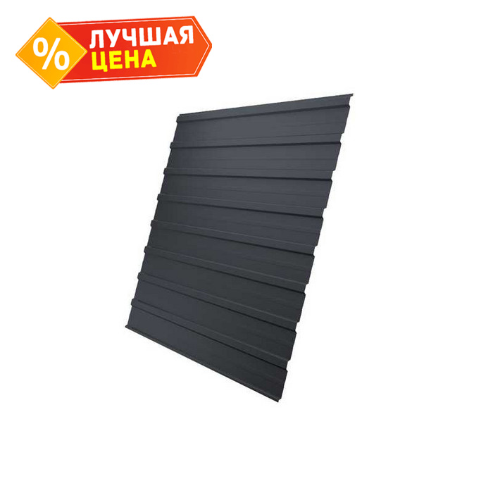 Профлист Grand Line C10A Satin Matt 0.5 мм RAL 7024 Мокрый Асфальт