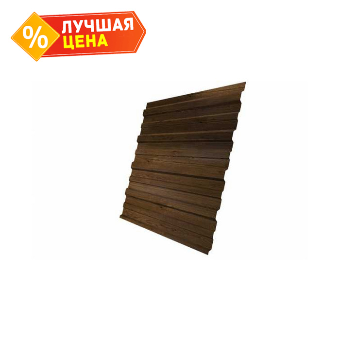 Профлист Grand Line C10A Print Premium 0.45 мм Antique Wood