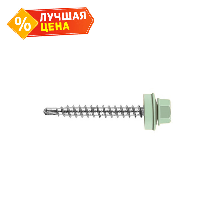 Саморез кровельный Daxmer 4,8х35 RAL 7047 (250) сверло №1