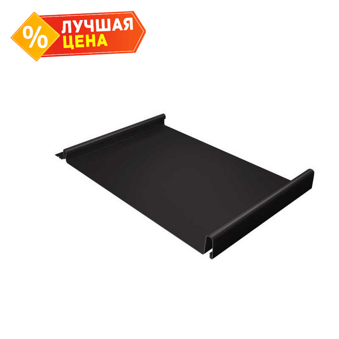 Фальцевая кровля Кликфальц Grand Line 0,5 Satin RR 32 Темно-Коричневый