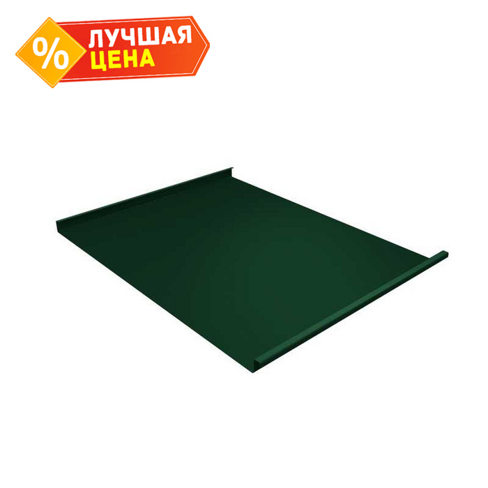 Фальцевая кровля Фальц двойной стоячий Grand Line 0,5 Satin RAL 6005 Зеленый Мох