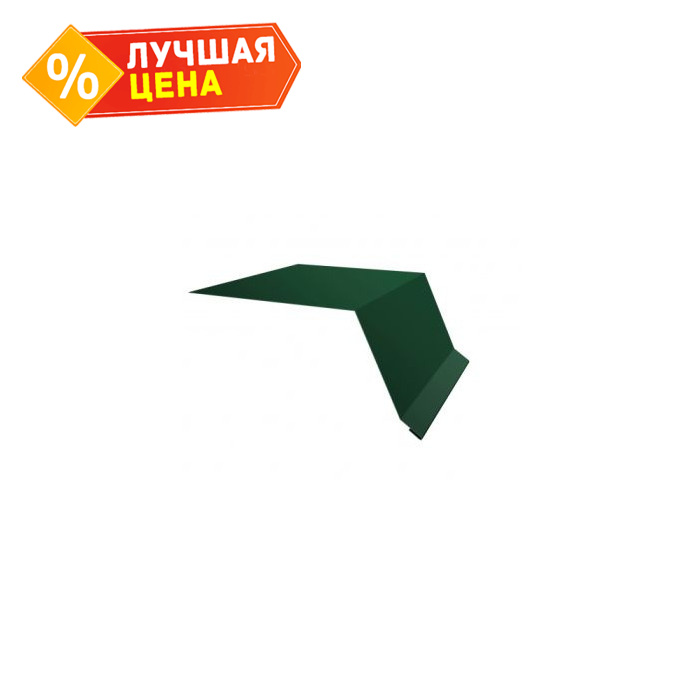 Планка капельник 100х55 0,5 GreenCoat Pural BT, matt RR 11 темно-зеленый (RAL 6020 хромовая зелень)