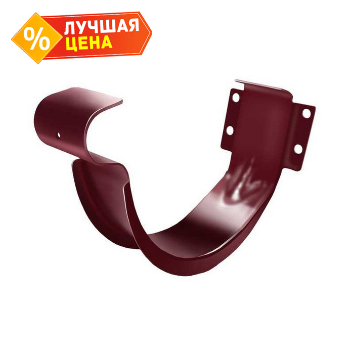 Крюк короткий 125 мм RAL 3005 красное вино