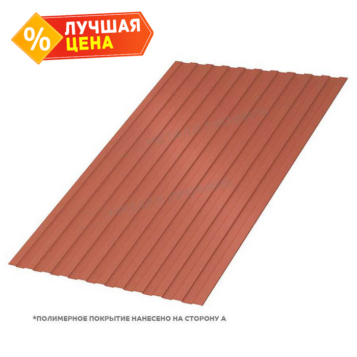 Профлист Металл Профиль С-8 0,5 VikingMP® E RAL 8004 Коричневая медь | B