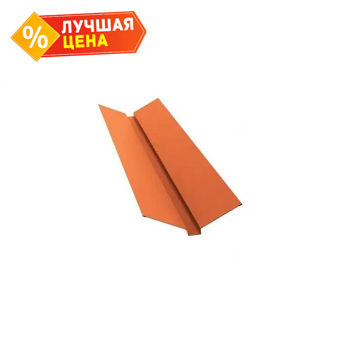 Планка ендовы верхней Grand Line 115х30х115 0,5 Quarzit Cuprum Steel