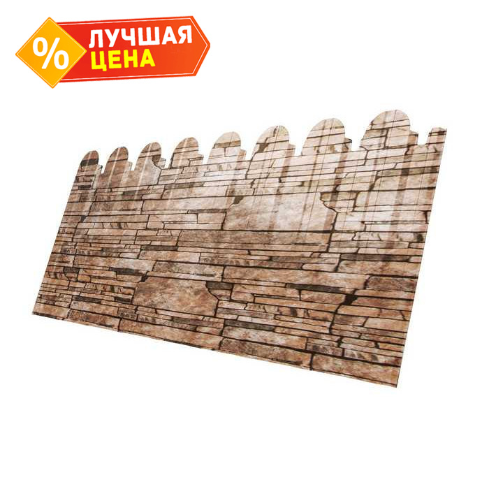 Профлист Grand Line фигурный C10A Print Elite 0.45 мм Sand Stone