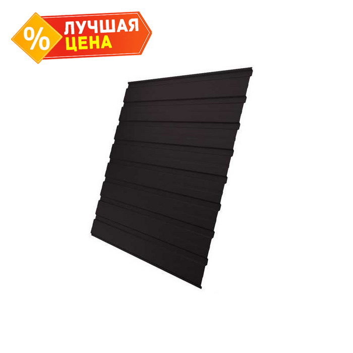 Профлист Grand Line С10В Satin Matt 0.5 мм RAL 9005 Черный