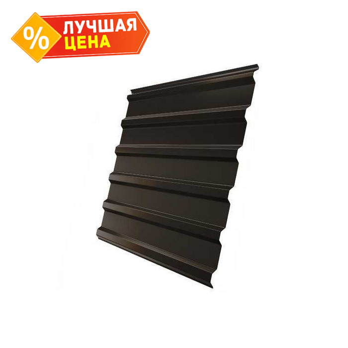 Профлист Grand Line С20В Полиэстер 0.45 мм NL805 Серо-Коричневый Гефест