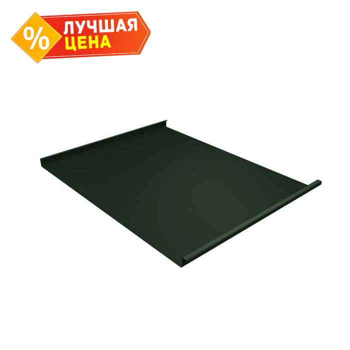 Фальцевая кровля Фальц двойной стоячий Grand Line 0,5 Velur RAL 6020 Хромовая