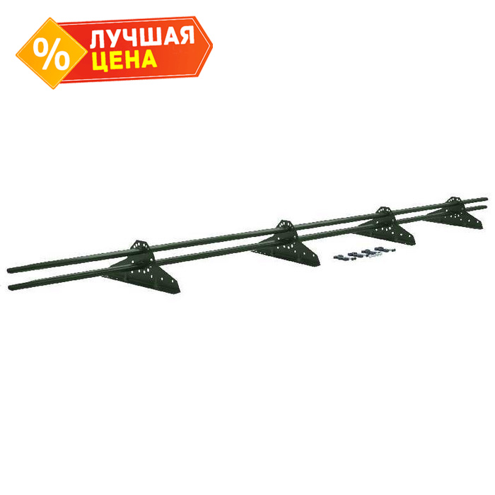 Снегозадержатель NEW трубчатый Grand Line RAL 6020 3м