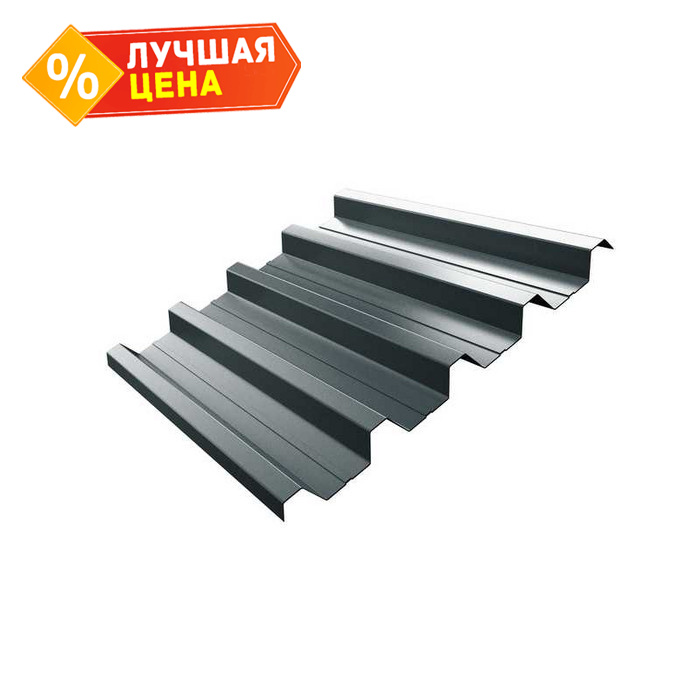 Профнастил H60R 0,5 Satin RAL 7016 антрацитово--серый