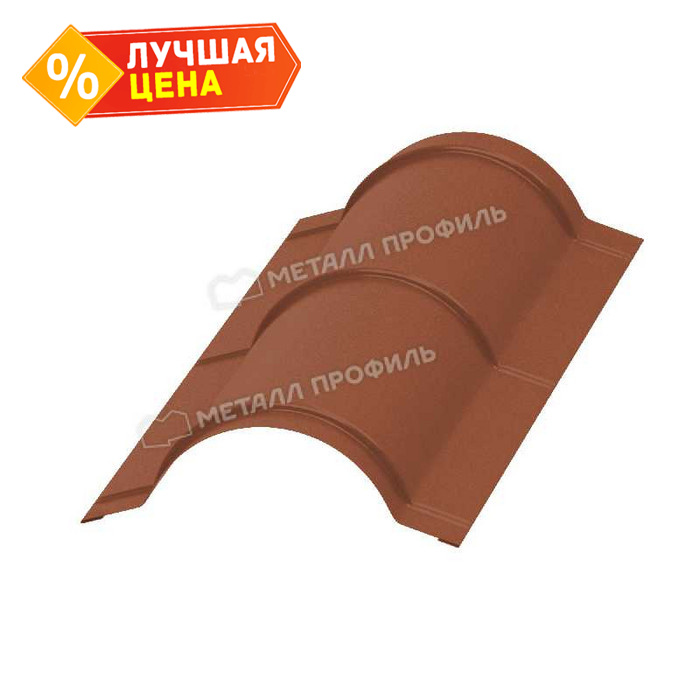 Планка конька круглого R110х2000 (PURETAN-20-RR750-0.5)