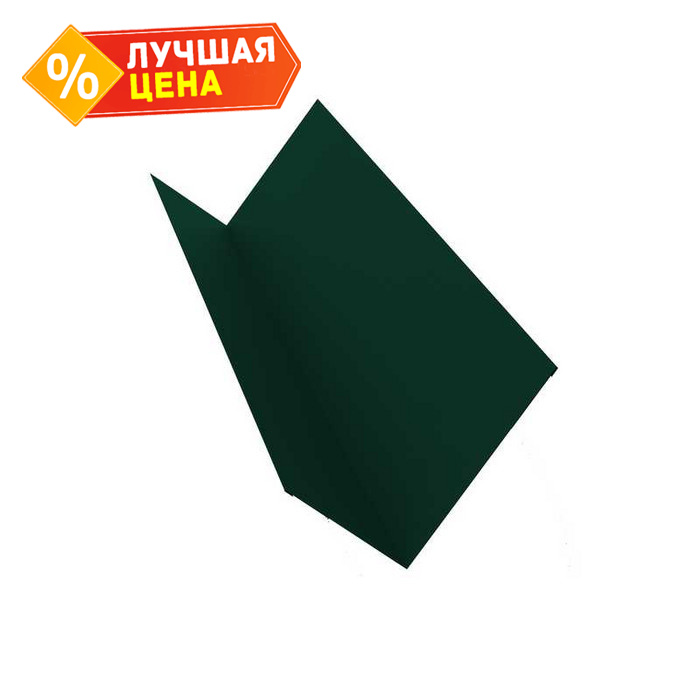 Планка примыкания 150х250 0,5 Velur RAL 6005 зеленый мох