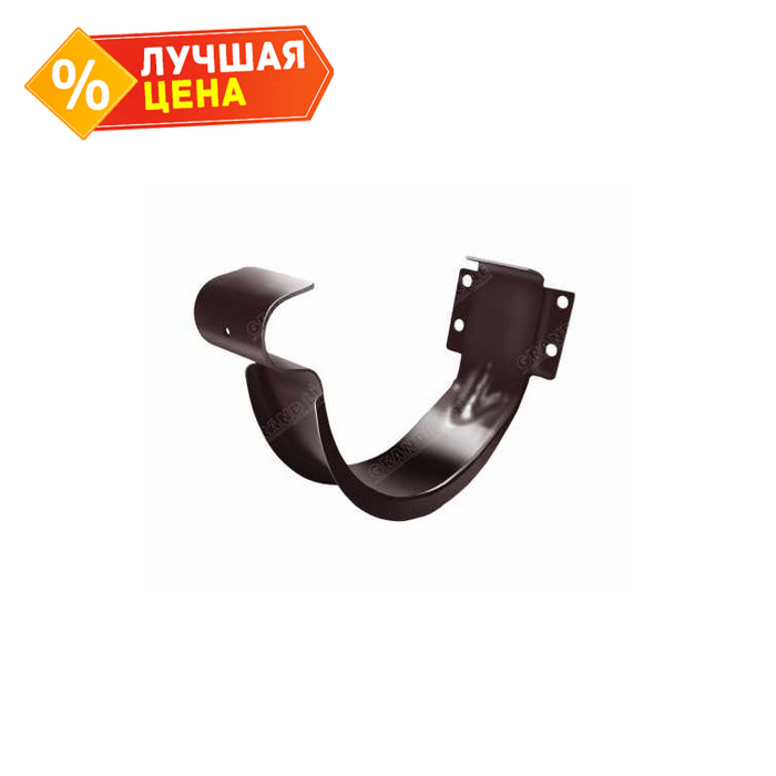 Крюк короткий 125мм Optima RAL 8017 шоколад