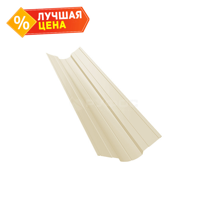 Планка ендовы верхней фигурной 70x70 0,45 PE RAL 3003 рубиново-красный