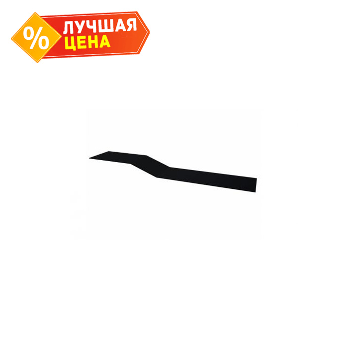 Планка крепежная фальц Grand Line 0,5 Velur RAL 9005 черный