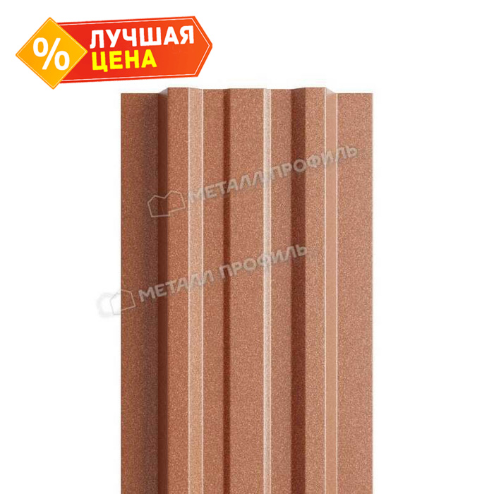 Штакетник Металл Профиль LАNE-T 0,5 PURMAN® Argillite