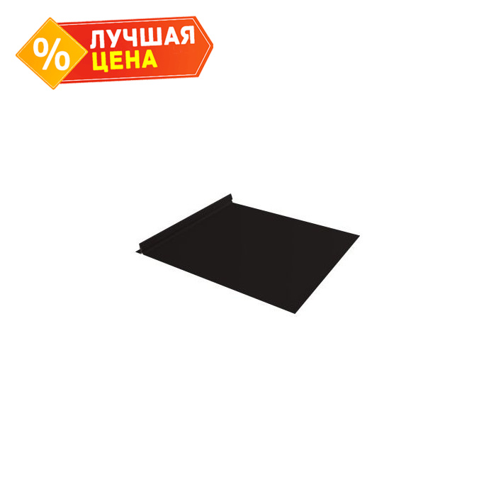 Планка мансардная 0,5 PurPro Matt 275 RAL 9005 черный