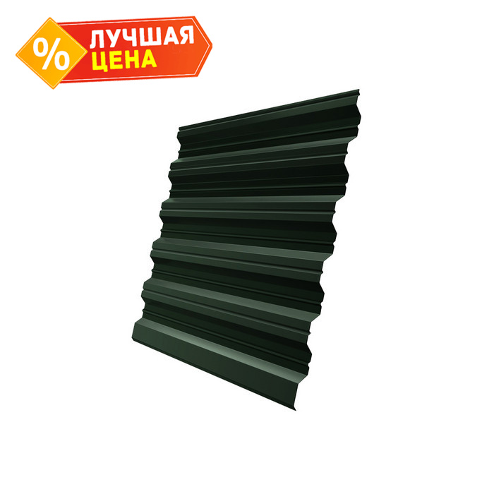 Профлист Grand Line HC35R GreenCoat Pural BT, matt 0.5 мм RR 11 Хвойно-Зеленый