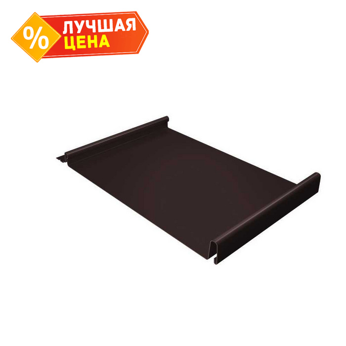 Фальцевая кровля Кликфальц Grand Line 0,45 Drap RAL 8017 Шоколлад