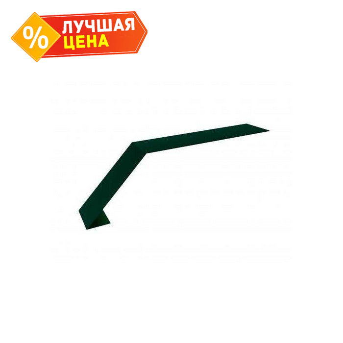 Планка капельник 100х60 0,5 Velur RAL 6005 зеленый мох