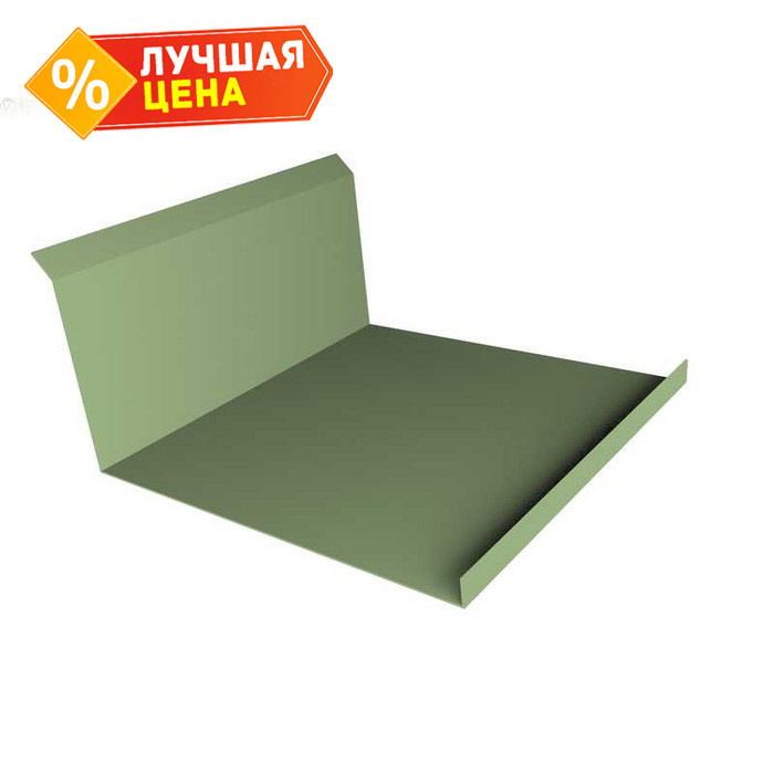 Планка примыкания нижняя 20х122х260х15 0,45 PE с пленкой RAL 6019