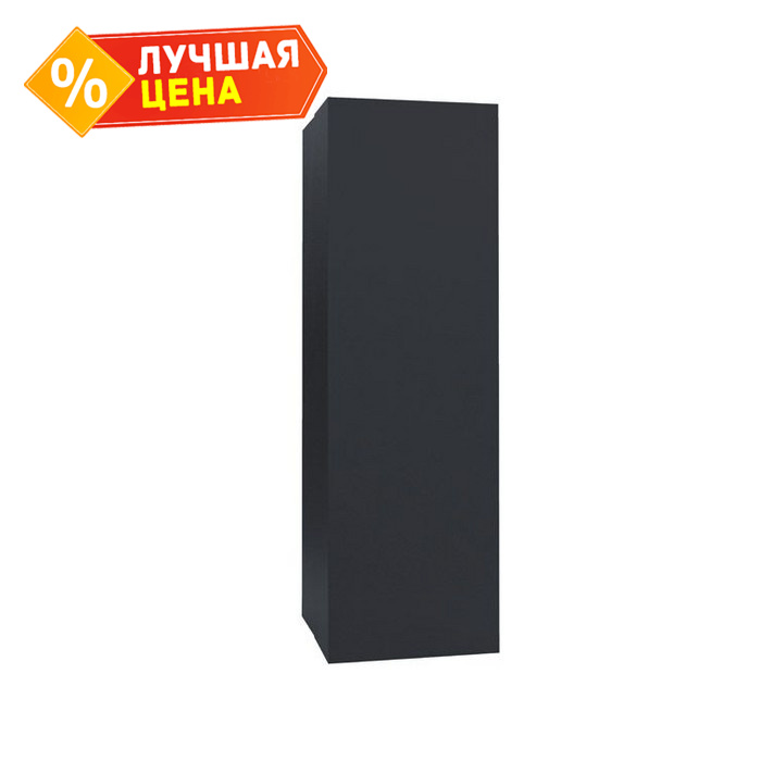 Кожух на трубу прямой д1220/ш800/в2100 0,5 Satin Matt с пленкой RAL 7024 мокрый асфальт