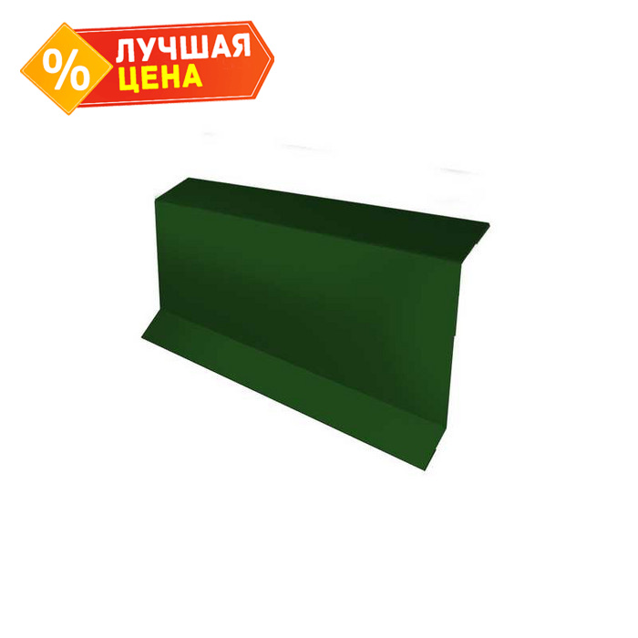 Планка примыкание в штробу 60 Grand Line 0,5 Velur RAL 6005 зеленый мох