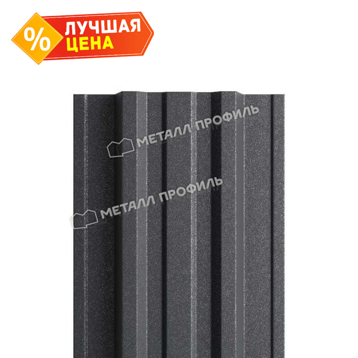 Штакетник Металл Профиль TRAPEZE-T 0,5 VALORI Grey